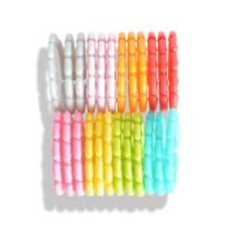 24pcs/set Stroller Plastic Connecting Rings Clip on Baby Rainbow Loop  Toddler 24pcs