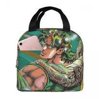 Jojo Bizarre Adventure Joseph Joestar Anime Insulated Lunch Bag for Women Children Portable Food Boxes Thermal Lunch Box Tote One Size
