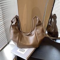 Korean Style Dumpling Bag For Women Lazy Fashi Large Capacity Pleated Underarm Bag French Single Shoulder Bags Gifts For Lady
