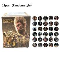 Unique Black Myth Wukong Badge Set Of 12 Vibrant 58mm Tin Badges For Collectors