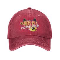Vintage Hazbined Hoteled Adam Hell is Forever Baseball Cap Unisex Women Distressed Denim Washed Headwear  Outdoor Fit Caps Hat One Size