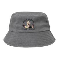Happy Birthday From Art The Clown Terrifier Movie Bucket Hat for Beach  Sun Hats for Outdoor Sports Fishing Hats Ispoti Hat One Size