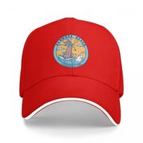 Hermosa Beach Skeleton Tentacle Baseball Cap dad hat Visor Womens Unisexs