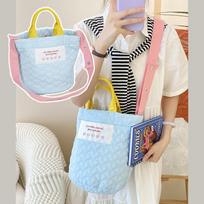 Korean Versi Sweet Bento Bag Fashiable Large Capacity Purple Handbag Crossbody Bag Mommy Bag