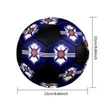 CF Os Belenenses Soccer Ball Colorful All Ages Machine Stitched PVC Competition Ready Durable High-Bounce