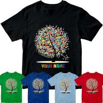 Personalised Tree National Numeracy Number Day T-Shirts Maths Day Boys Girls #ND M