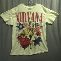 Nirvana Grafinis Grupės Marškinėliai Vintažinio Stiliaus Medvilniniai Rock Grunge Marškinėliai Vyrams 4XL beige