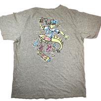 Factorie Men's shirt Size 2XL Grey ! Skateboarding Y2K Print Graphic retro S