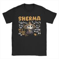 Men's T-Shirts Hollow Knight Silksong Sherma Vintage Cotton Tees Short Sleeve T Shirts Round Neck Clothing Gift 4XL