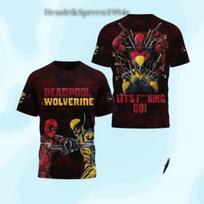 Deadpool And Wolverine 3D T-SHIRT Mother Day Gift All Over Print L