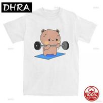 Cute Cartoon Bubu Dudu Print Womens T Shirt Fashion Cotton TShirt Unisex Tops Y2K Casual Short Sleeve TShirt Unisex O Neck Tee S