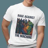 Portland Protest Frog T-Shirt Rage Against The Machine Graphic Tee Political Art XXXL