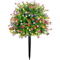 1Pcs Lush Eucalyptus Camellia Artificial Flower Stake for Bringing Life to Any Setting A5