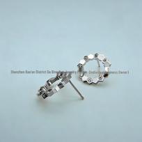 Honeycomb Zirconia Clavicle Choker - Simple, Luxurious & Versatile Design Foam Bag Packaging