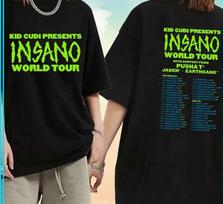 Kid Cudi Insano World Tour 2026 T-shirt size S-5XL XL