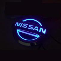 LED Auto Light Rear Badge Sticker for Nissan TIIDA X-TRAIL Geniss LIVINA Cedric Car Styling Emblem Decal Modification Decoration