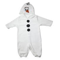 Disney Olaf Costume with Hood, Fluffy Fleece, Size 100
