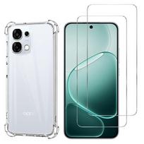 Coque antichoc pour Oppo A6 Pro 4G/A6 Pro 5G et 2 Verres Trempé Film Protection Ecran Phonillico®