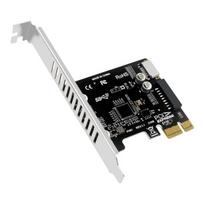 5Gbps Type-E USB 3.1 Front Panel IDC Socket & USB 3.0 20-Pin - PCI-E 1X Express Card VL805 Adapter (for Desktop Motherboards)