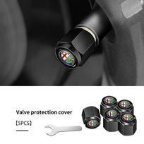 2026 Hot Alfa Romeo Car Styling Wheel Tire Valve Cover Caps Auto Accessories For Alfa Romeo Giulietta GT 159 147 156 Mito Brera