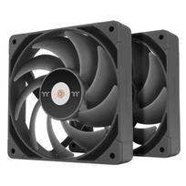 Thermaltake TOUGHFAN 12 Pro (LED-less, high-speed, high-air pressure, 5-year warranty model, 2-pack) CL-F159-PL12BL-A FN2012