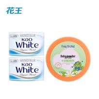 Kao Elegant Floral Soap & Prince Frog Baby Powder Set