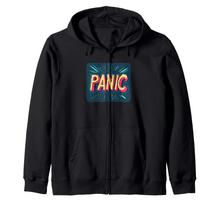 Funny panic costumes for boys and girls. Zip-up hoodie.