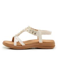 New European and American spring bohemian rhinestone sandals lightweight and comfortable sandals women 36