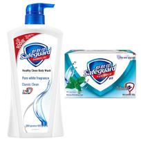 Safeguard Pure White & Mint Shower Gel Set