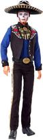 Barbie 2022 Día De Muertos Ken Doll - Day of the Dead Wearing Shirt, Vest & Sombrero, with Calavera Face Paint, Gift for Collectors Ken Doll [Used]