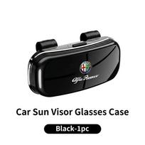 ABS fine flashing curved surface sturdy glasses case For Alfa Romeo Giulia Stelvio Giulietta 156 159 147 Mito Tonale Brera Disco