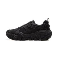 Li Ning Dune Retro Thick Sole Comfortable Shock Absorbing Non-Slip Wear-Resistant Breathable Low-Top Casual Shoes Men Sneaker Black AGCU379-5 41