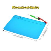 300x200mm Insulation Repair Pad Heat-Resistant Silicon Soldering Station Mat Work Pad Desk Platform BGA Soldering Work Station