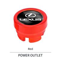 Car Cigarette Lighter Cover Dustproof Decoration Cap For Lexus GS IS LS500h ES260 ES300h RX350h NX260 UX260 LM LC RZ450e TX RC