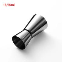15/30ml or 25/50ml Dual Shot Stainless Steel Measure Cup Cocktail Shaker Drink Spirit Measure Jigger Kitchen Bar Barware Tools