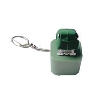 Funny Croaking Frog Duck Keychain Rechargeable Keyboard Fidget Clicker Sound Keyring With LED Light For Stress Relief