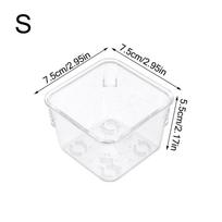 Durable S/M/L/XL/XXL Desktop Storage Box Transparent Drawer Storage Organizer Plastic Sundries Sorting Cosmetics Organizer Boxes