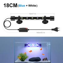 New 220V Aquarium LED Lighting 18-48cm Multi-color Plant Grow Light Waterproof Blue White Light Tube Fish Tank Decor (as the picture,CN Plug)