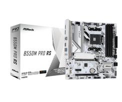 ASRock B550M Pro RS Motherboard, compatible with AMD Ryzen 5000 series CPUs (Socket AM4), B550 chipset, Micro ATX, DDR4 motherboard [Authorized