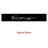 Car Windshield Sticker Decal For Opel Astra H G J Insignia Mokka Zafira Corsa Vectra C D Antara Combo Auto Styling Accessories juoda