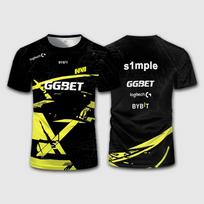 Game Navi Team Uniform T-shirt Games Player Contest Sports Training T Shirt Quick Dry Men Casual Navy Clothes Tees 4XL