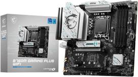 MSI B760M GAMING PLUS WIFI Micro-ATX Motherboard with LGA1700 DDR5 and B760 Chipset, supporting 14th, 13th, and 12th Generation Core Processors