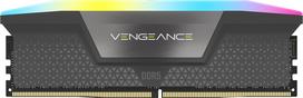 CORSAIR VENGEANCE RGB DDR5 Memory 16GB (16GB x 1) 6000MHz compatible, AMD EXPO & Intel XMP compatible, CL36, for Desktop PCs, Gray, CMH16GX5M1E6000Z36