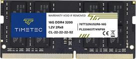 Timetec 16GB DDR4 Laptop Memory 3200MHz (PC4-3200AA) PC4-25600 SODIMM 260 Pin 1.2V CL22 Non-ECC Unbuffered for Laptops, Mini PCs, and All-in-One PCs