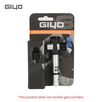GIYO Bicycle CO2 Pump Schrader Presta Adapter With Gauge CNC Aluminum Bike Tire Inflator MTB Road Bikes CO2 Air Pump Inflator GC-09C