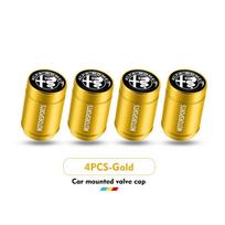 2026 Hot Alfa Romeo Car Wheel Tire Valve Stem Cover Dustproof Cap Logo Accessories For Alfa Romeo Giulietta GT 159 147 156 Mito