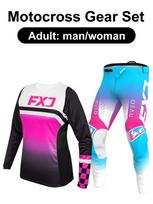 motocross gear set Enduro cross Jersey Pant Kits Racer Gear Set Off-road Mens Kits Women's mountain Downhill Motorcycle MX L-34