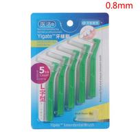 100Pcs Interdental Silicone Brushes Dental Toothpicks Brush Between Teeth With Thread Oral Cleaning Tools
