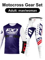 motocross gear set Enduro cross Jersey Pant Kits Racer Gear Set Off-road Mens Kits Women's mountain Downhill Motorcycle MX XXL-38
