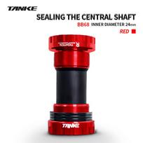 TANKE-BB68 BB92-73mm,Bottom Brackets Adapter,Bicycle Crank Middle Axle Type,MTB Road Bike Central Axis,1.37/24mm Sealed Peilin BB68-red